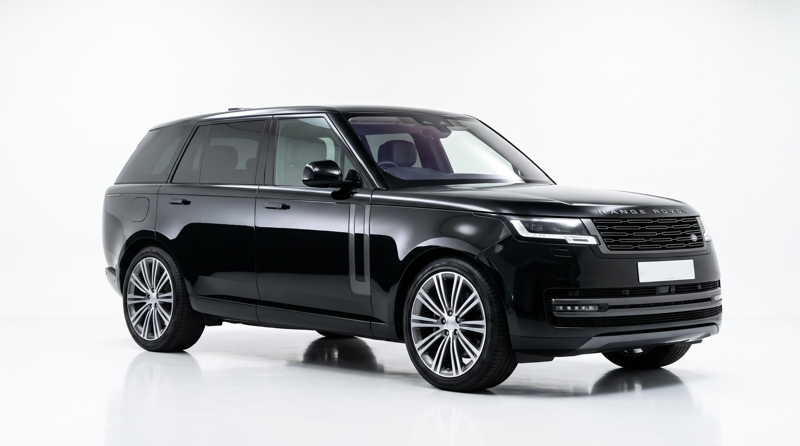 Black Range Rover long wheelbase chauffeur car